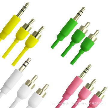 Audio Cable with Ultra Soft, Play Your Mobile Phone/MP3 Music